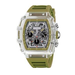 Activa X Invicta Men's Watch Skeleton Dial - 44.3mm, Olive Green (ACW2305-009)